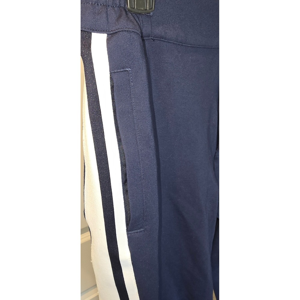 Wilson Sport Professionals Navy Blue Side Stripe Track‎ Pants Mens Size Medium - Picture 3 of 7